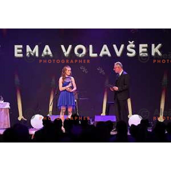Ema Volavsek during The night of the Champions - Gala night for best Slovenian winter sportsman and sportswomen in Ljubljana, Slovenia on May 18, 2022