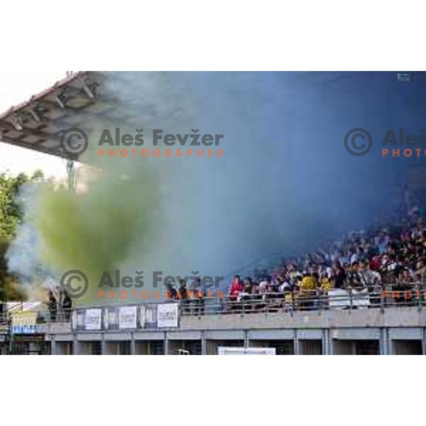 in action during Prva Liga Telemach football match between Bravo and Koper in Ljubljana, Slovenia on May 22, 2022