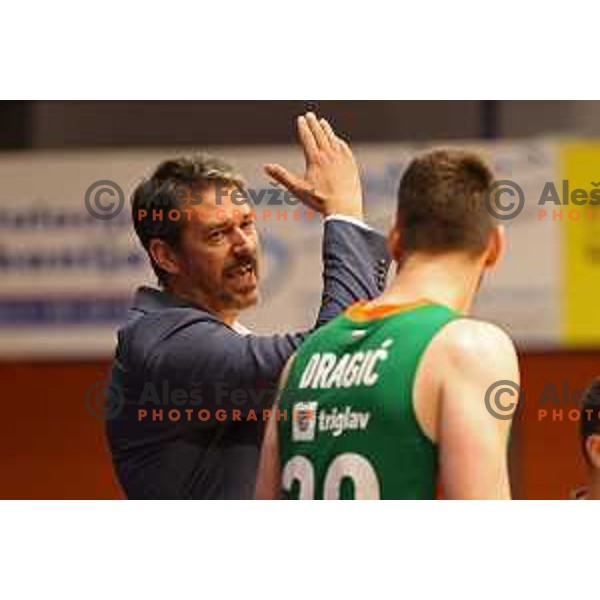 Jurica Golemac in action during Final of Nova KBM league first match between Helios Suns-Cedevita Olimpija in Domzale, Slovenia on May 25, 2022