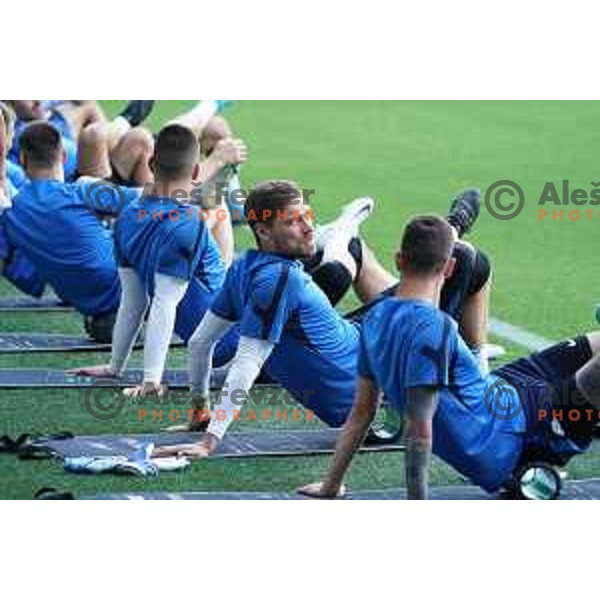 Slovenia Football team during practice session in SRC Stozice, Ljubljana, Slovenia on May 26, 2022