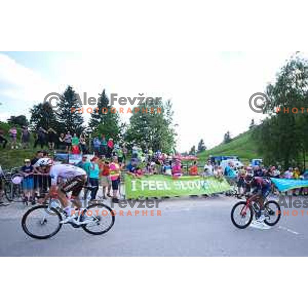 Giro d’Italia 19.stage at Kolovrat in Slovenia on May 27, 2022