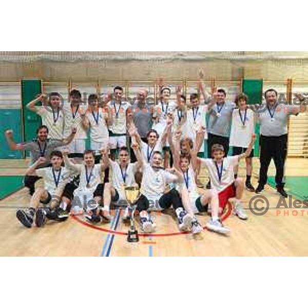 Final of U-13 boys National Championship between Cedevita Olimpija and Triglav in Brezice, Slovenia on May 29, 2022
