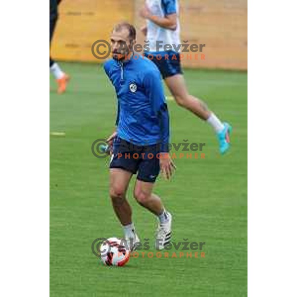Jon Gorenc Stankovic of Slovenia Football team during practice session at NNC Brdo on May 30, 2022 