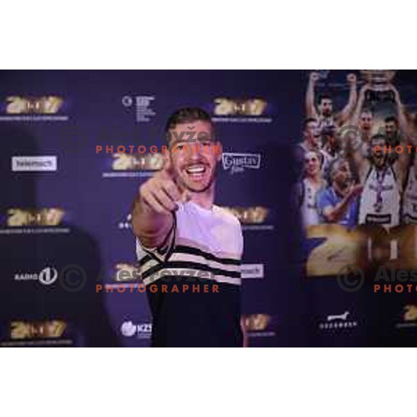 Goran Dragic at Official Premiere of 2017 Basketball movie in Arena Stozice, Ljubljana, Slovenia on June 3, 2022