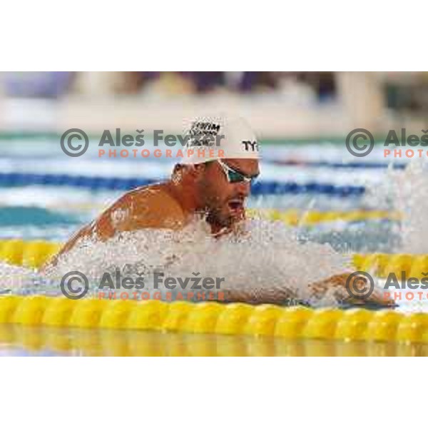 Michael Andrew (USA) competes at Kranj International Swimming Championship in Kranj, Slovenia on June 5, 2022