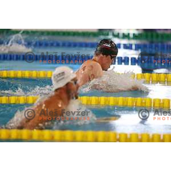 Peter John Stevens swims at Kranj International Championship in Kranj, Slovenia on June 5, 2022 