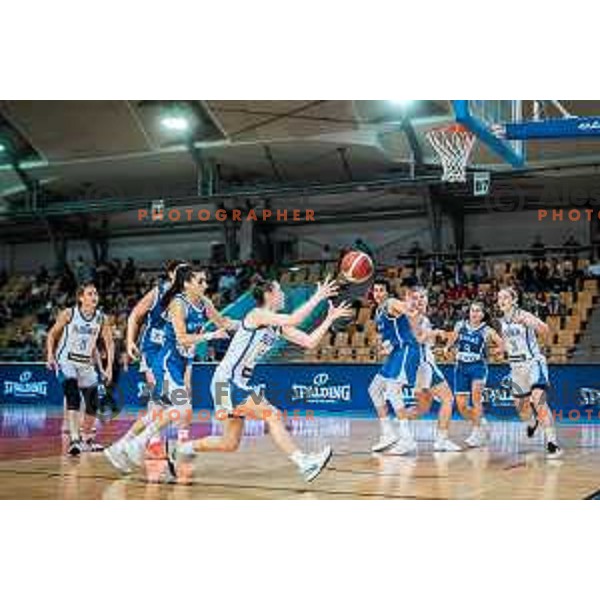 in action during women’s friendly basketball match between Slovenia and Greece in Dvorana Lukna, Maribor, Slovenia on June 9, 2022. Photo: Jure Banfi/www.alesfevzer.com