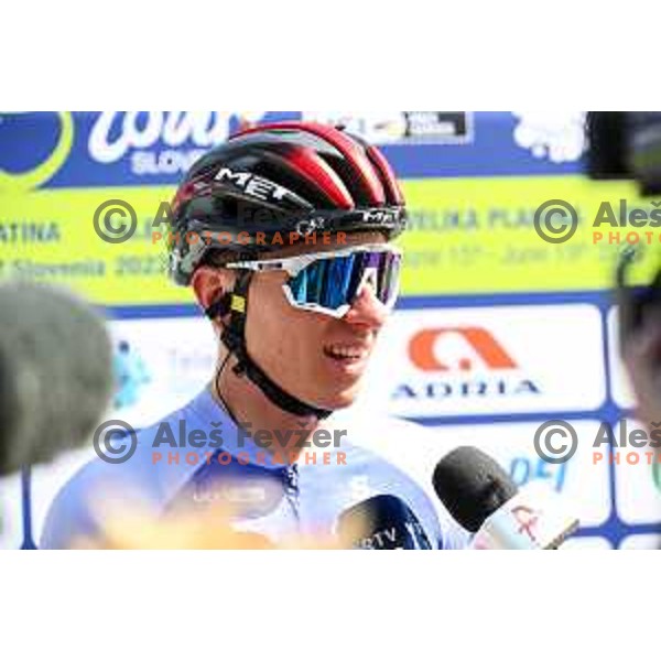 Tadej Pogacar at second stage of professional cycling race Dirka po Sloveniji- Tour of Slovenia from Ptuj to Rogaska Slatina on June 16, 2022