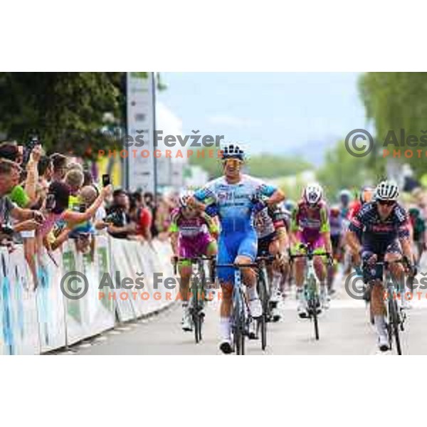 Dylan Groenewegen, winner of second stage of professional cycling race Dirka po Sloveniji- Tour of Slovenia from Ptuj to Rogaska Slatina on June 16, 2022