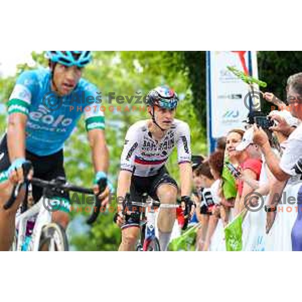 Matej Mohoric at third stage of professional cycling race Dirka po Sloveniji- Tour of Slovenia from Zalec to Celje on June 17, 2022