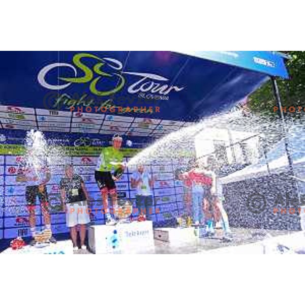 Tadej Pogacar (UAE) winner of fifth stage of professional cycling race and overall winner of Dirka po Sloveniji- Tour of Slovenia from Vrhnika to Novo Mesto on June 19, 2022