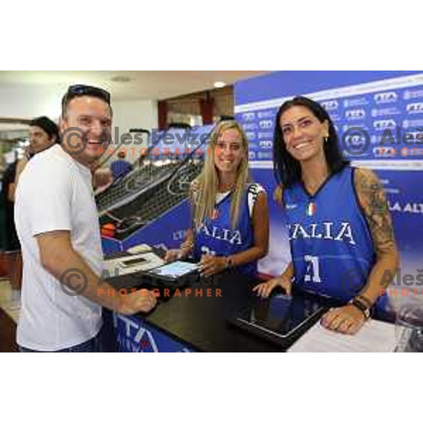 Basketball friendly match between Italy and Slovenia in Allianz Dome, Trieste, Italy on June 25, 2022