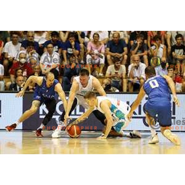 Luka Doncic during basketball friendly match between Italy and Slovenia in Allianz Dome, Trieste, Italy on June 25, 2022