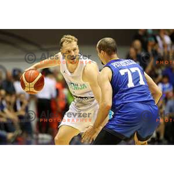 Jaka Blazic during basketball friendly match between Italy and Slovenia in Allianz Dome, Trieste, Italy on June 25, 2022