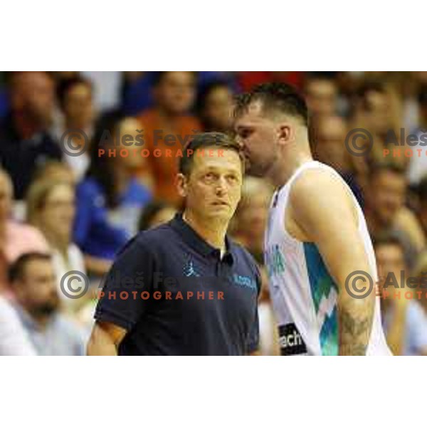 Aleksander Sekulic during basketball friendly match between Italy and Slovenia in Allianz Dome, Trieste, Italy on June 25, 2022