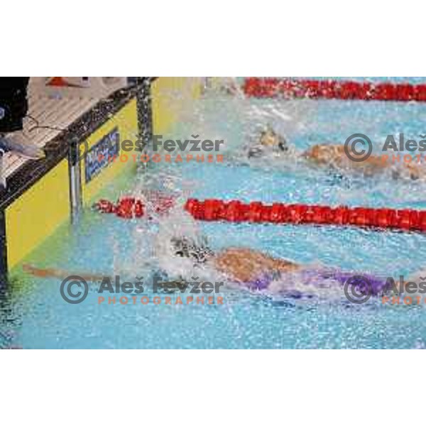 Neza Klancar (SLO), runner-up in Women’s 50 meters Freestyle Swimming at Mediterranean Games in Oran, Algeria on July 1, 2022 