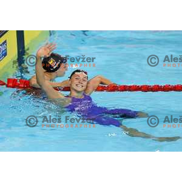 Neza Klancar (SLO), runner-up in Women’s 50 meters Freestyle Swimming at Mediterranean Games in Oran, Algeria on July 1, 2022