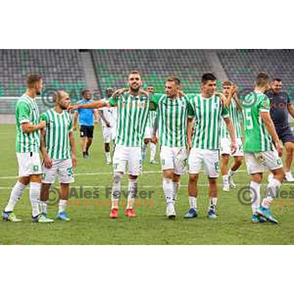 during Prva Liga Telemach 2022-2023 football match between Olimpija and Bravo in SRC Stozice, Ljubljana, Slovenia on July 31, 2022