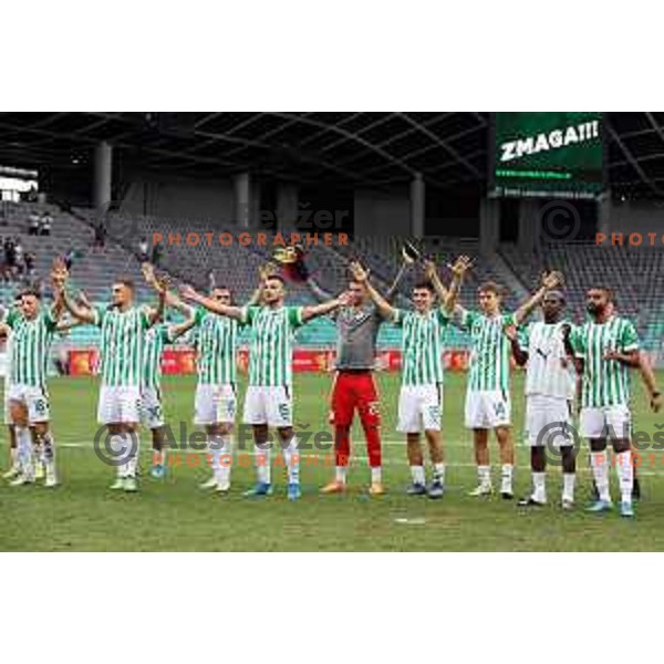 during Prva Liga Telemach 2022-2023 football match between Olimpija and Bravo in SRC Stozice, Ljubljana, Slovenia on July 31, 2022