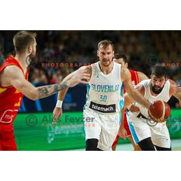 Zoran Dragic In action during basketball friendly match between Slovenia and Montenegro in Arena Zlatorog, Celje, Slovenia on August 6, 2022