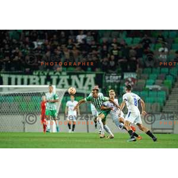 Mustafa Nukic in action during Prva Liga Telemach 2022-2023 football match between Olimpija and Gorica in SRC Stozice, Ljubljana, Slovenia on August 15, 2022