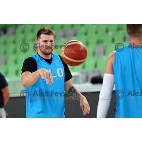 Slovenia basketball team practice in Arena Stozice, Ljubljana on August 16, 2022