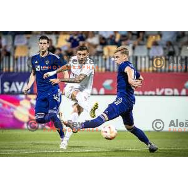 in action during UEFA Conference League play-off football match between Maribor and CFR 1907 Cluj in Ljudski vrt, Maribor, Slovenia on August 18, 2022. Photo: Jure Banfi