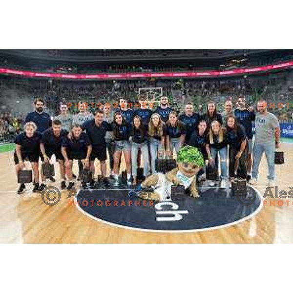 KZS awards prior the Telemach match between Slovenia and Serbia in SRC Stozice, Ljubljana, Slovenia on August 17, 2022