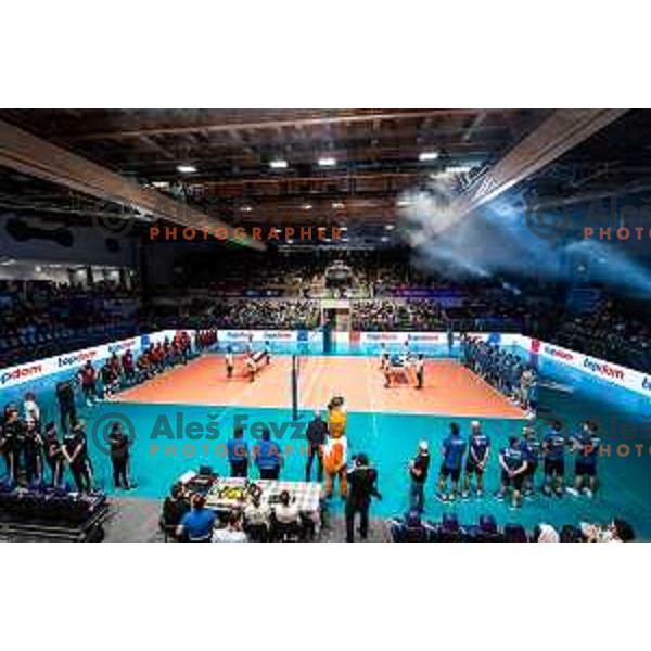 friendly volleyball match between Slovenia and Egypt in Dvorana Tabor, Maribor, Slovenia on August 19, 2022