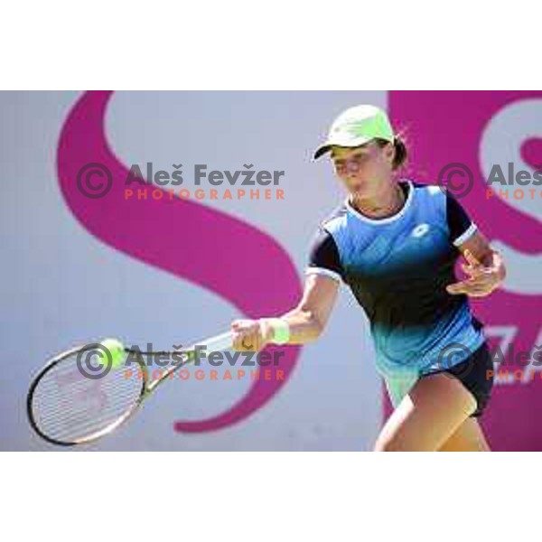 Ziva Falkner competes at WTA 250 Sava Slovenia Open in Portoroz, Slovenia on September 12, 2022