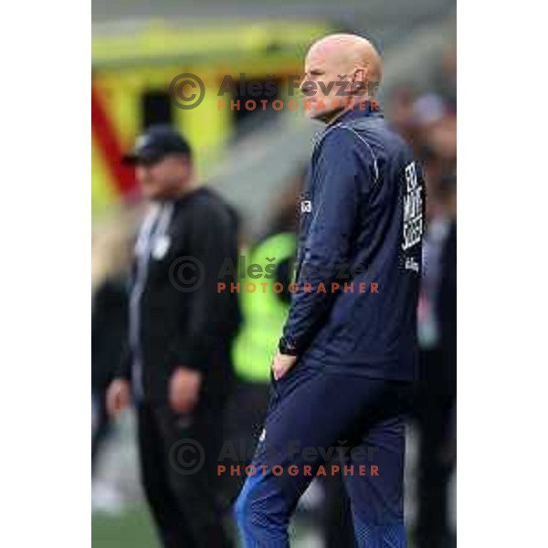 Stale Solbakken during UEFA Nations League match between Slovenia and Norway in Stozice, Ljubljana, Slovenia on September 24, 2022
