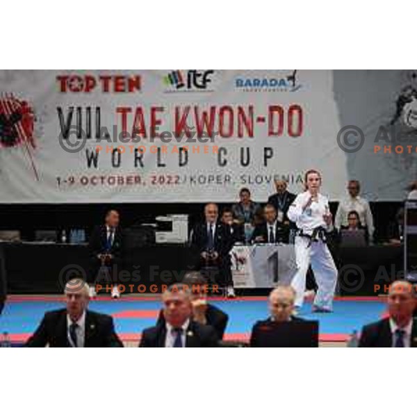 ITF World Cup Taekwondo in Arena Bonifika in Koper, Slovenia on October 3, 2022