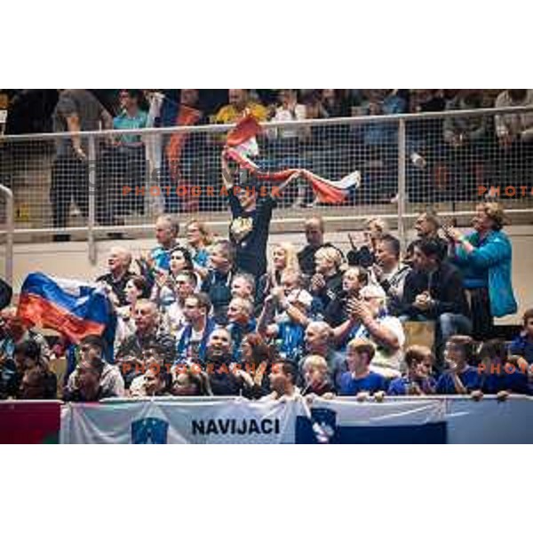 Slovenia supporters during EHF Euro 2024 qualifications handball match between Slovenia and Bosnia and Herzegovina in Dvorana Tabor, Maribor, Slovenia on October 13, 2022. Photo: Jure Banfi