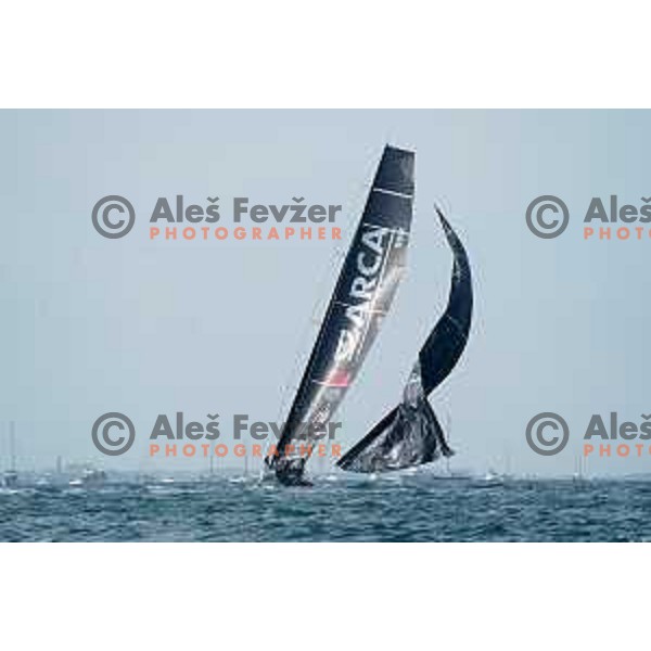 Team Arca at Barcolana 54th edition Sailing regatta in Trieste, Italy on October 9, 2022