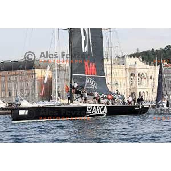 Team Arca at Barcolana 54th edition Sailing regatta in Trieste, Italy on October 9, 2022