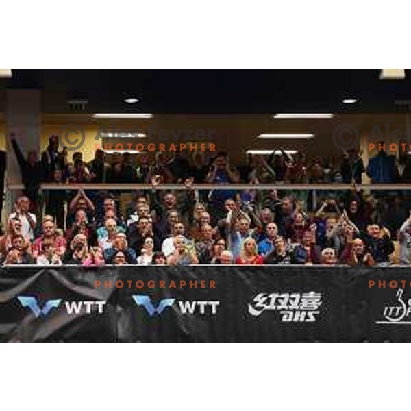 Darko Jorgic of Slovenia wins quarter-final at World Table Tennis Contender Nova Gorica, Slovenia on November 4, 2022