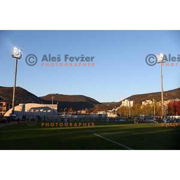 in action during Prva Liga Telemach 2022-2023 football match between Gorica and Celje in Nova Gorica, Slovenia on November 5, 2022