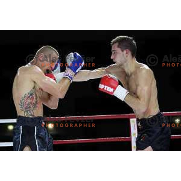 Ziga Pecnik of Slovenia, New World Champion in kickboxing K1 Wako Pro category -71,8 kg fights with Alessio Zeloni (ITA) at Arena Fight Nights- Sport & Charity event in Maribor, Slovenia on December 2, 2022