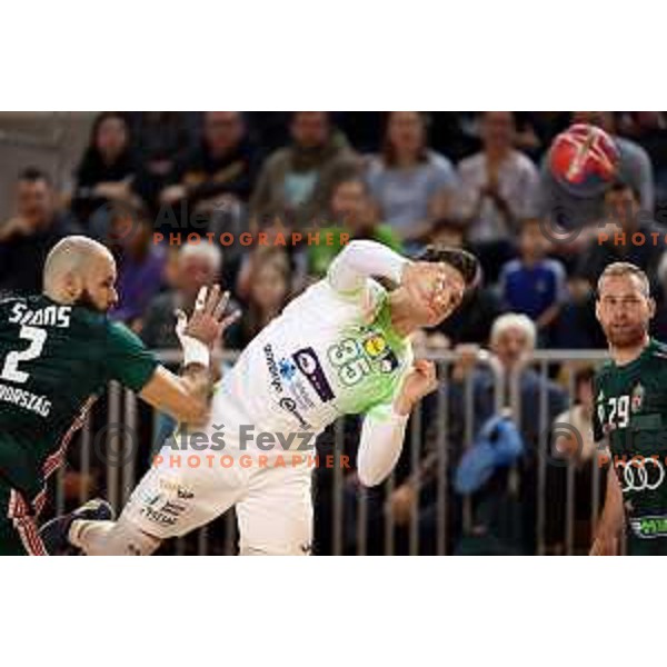 Action during friendly handball match between Slovenia and Hungary in Ljutomer, Slovenia on January 5, 2023