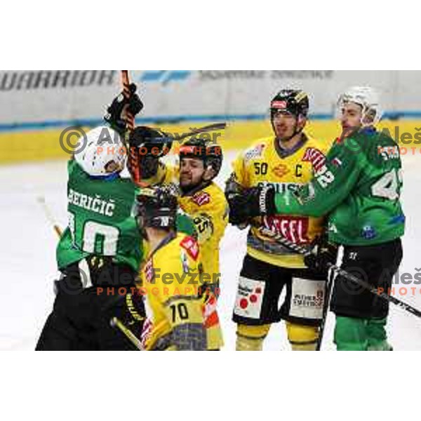of SZ Olimpija during IceHL ice-hockey match between SZ Olimpija (SLO) and Vienna Capitals (AUT) in Tivoli Hall, Ljubljana, Slovenia on January 8, 2023