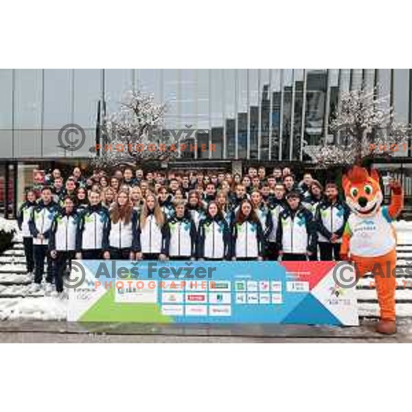 Official Presentation of Team Slovenia for EYOF 2023 Tarvisio in Ljubljana on January 16, 2023