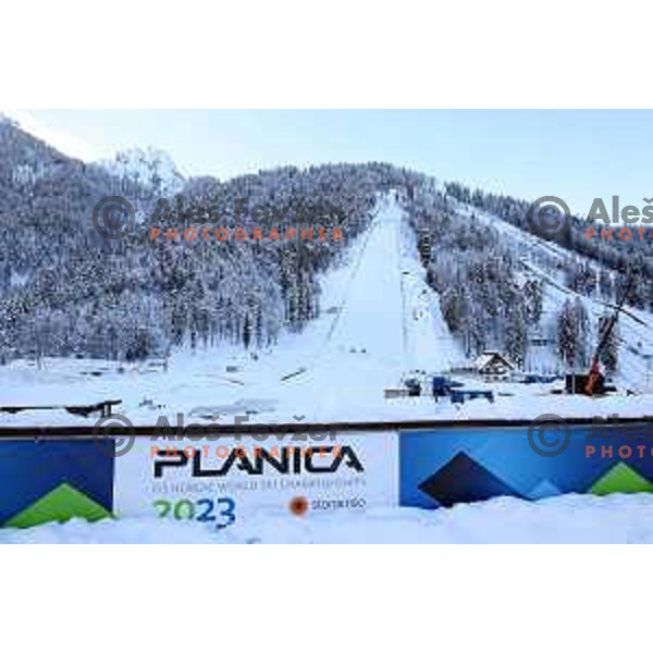Prepration for Planica 2023 World Nordic Championships in Planica, Slovenia on January 25, 2023