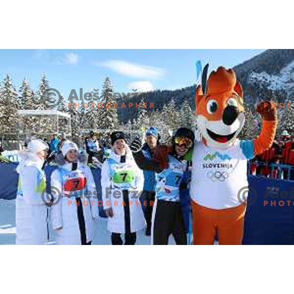 European Youth Olympic Festival in Ski jumping mix team event in Planica during EYOF Tarvisio 2023 on January 27, 2023