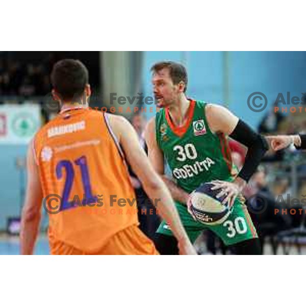 Action during the Final of Spar Cup between Helios Suns and Cedevita Olimpija in Lukna Hall, Maribor, Slovenia on February 17, 2023
