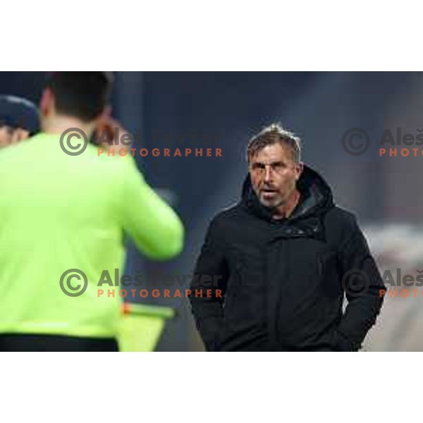 Miran Srebrnic, head coach of Gorica during Prva Liga Telemach 2022-2023 football match between Gorica and Koper in Nova Gorica, Slovenia on February 18, 2023