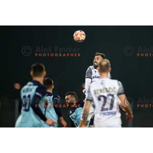 Maks Barisic in action during Prva Liga Telemach 2022-2023 football match between Gorica and Koper in Nova Gorica, Slovenia on February 18, 2023
