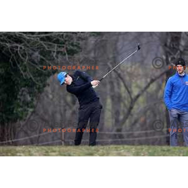 Winter practice of Slovenia golf team at Lipica golf course, Sezana on February 17, 2023