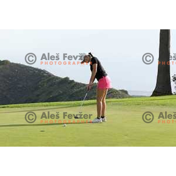 Eva Kiri Fevzer playing at Real Club de Golf de Las Palmas 1891, Gran Canaria, Canary Islands, Spain on December 26, 2022