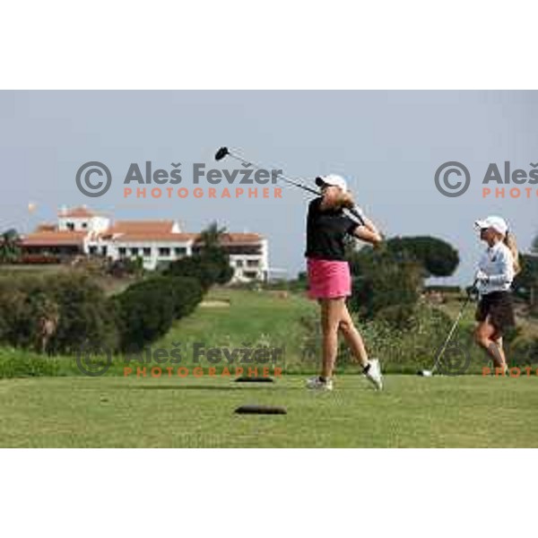 Eva Kiri Fevzer playing at Real Club de Golf de Las Palmas 1891, Gran Canaria, Canary Islands, Spain on December 26, 2022