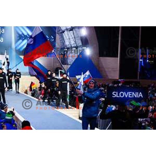 Peter Prevc at Opening Ceremony of Planica 2023 World Nordic Championships, Kranjska Gora, Slovenia on February 21, 2023